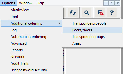 Additional columns in the locking plan