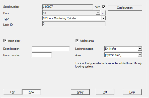 Add new locking device