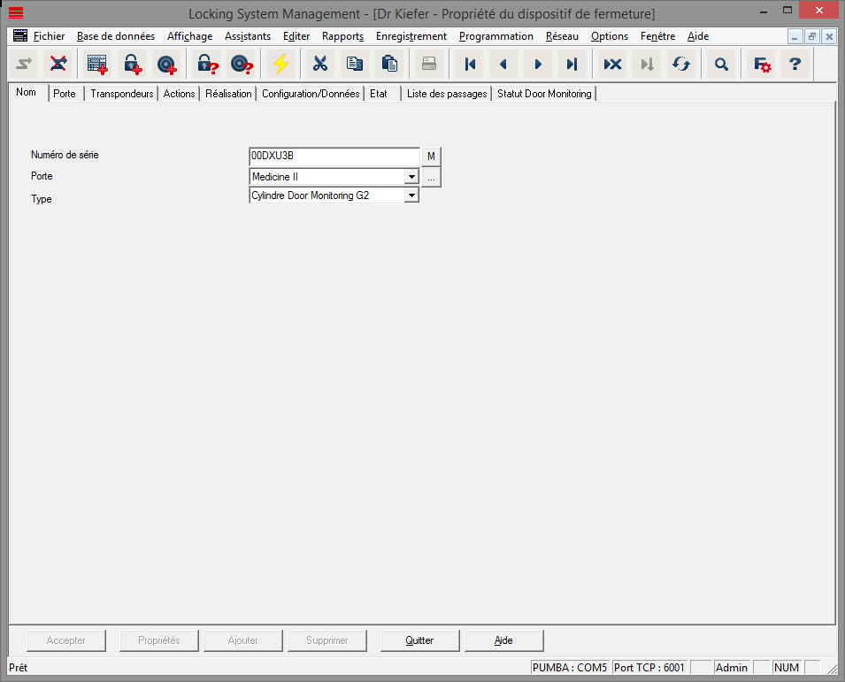 Registre « Nom »